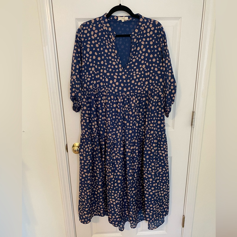 Anthropologie Blueberry Dress